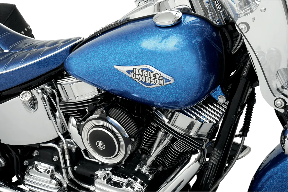 Covingtons C1282-C Finned Panhead-Style Valve Covers - Chrome