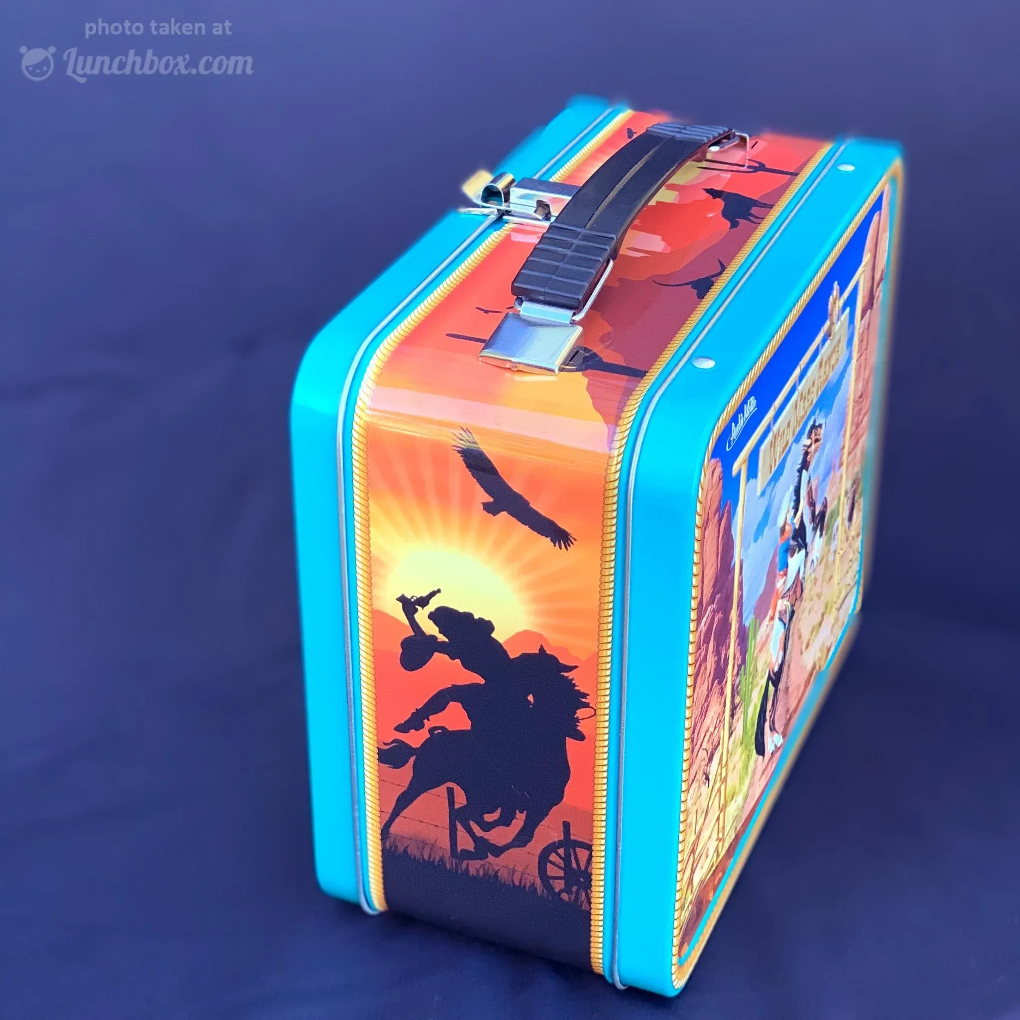 Cowgirl Metal Lunch Box
