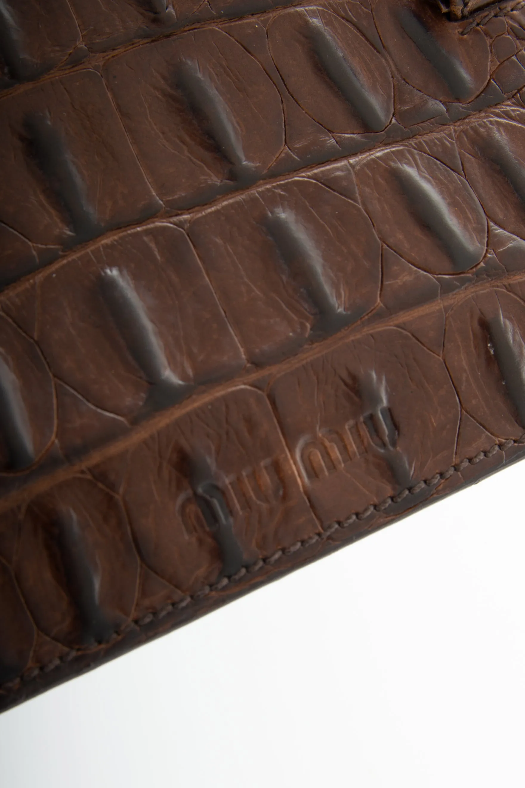 Croc Bag with Bow