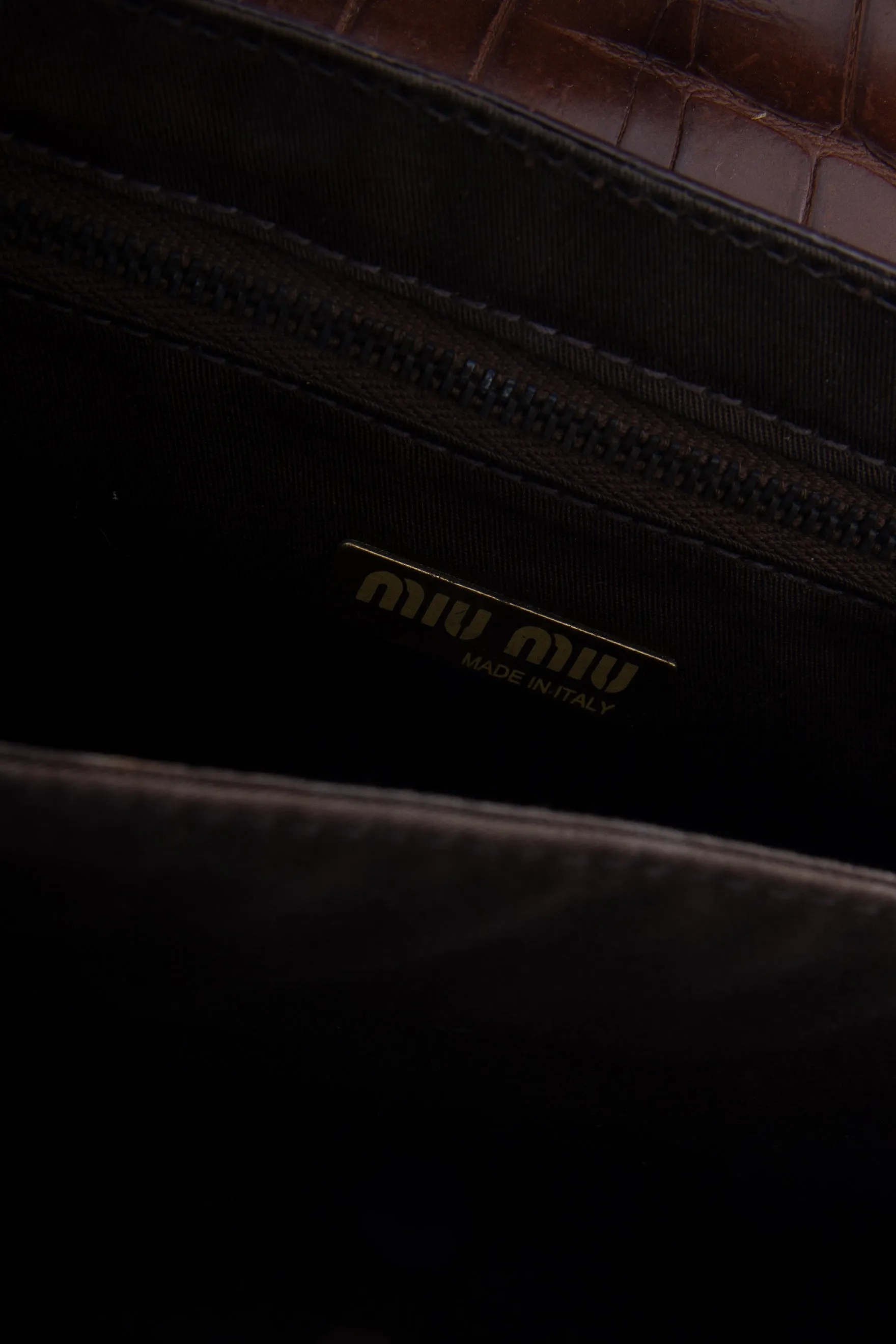 Croc Bag with Bow