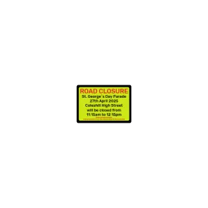 Custom 600 x 450mm Q-Sign