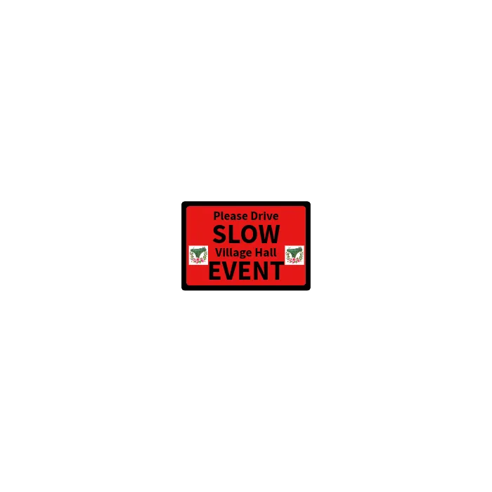 Custom 600 x 450mm Q-Sign