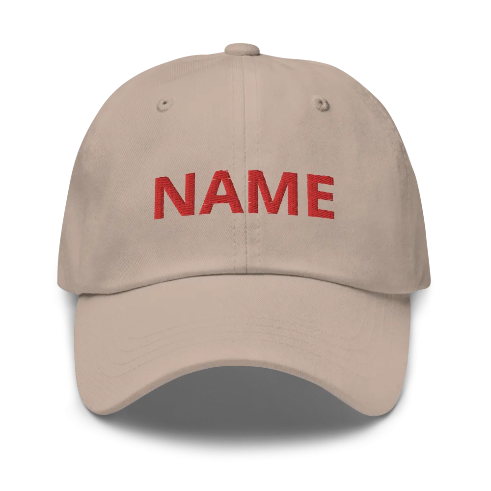 Custom Name Dad Hat