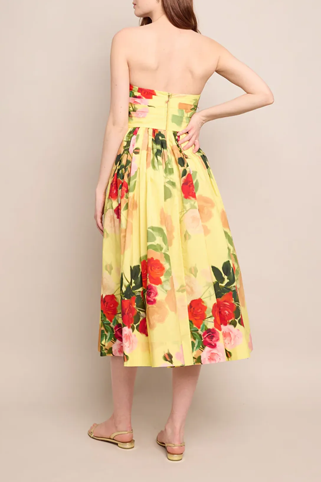 Daria Midi Dress | Le Rose Yellow