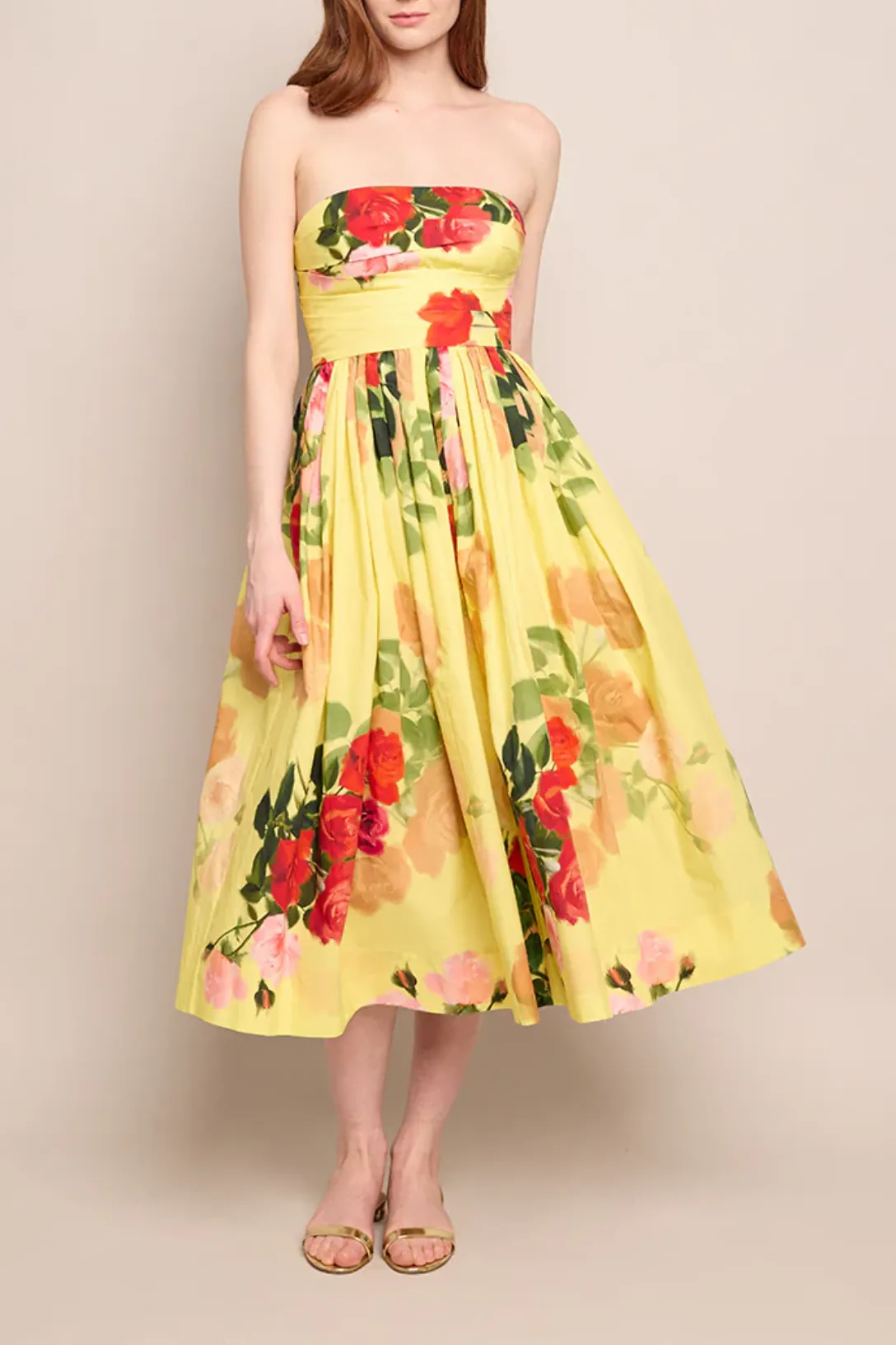 Daria Midi Dress | Le Rose Yellow