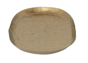 Decorative Debossed Metal Tray