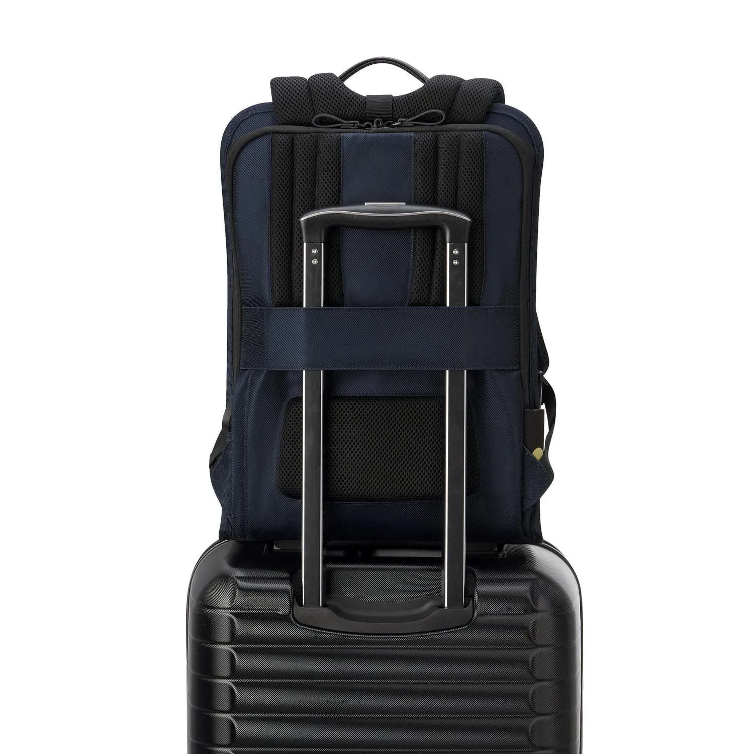 Delsey Arche 2 Compartment Backpack Laptop Protection 15.6 inch Navy Blue - 00120061002