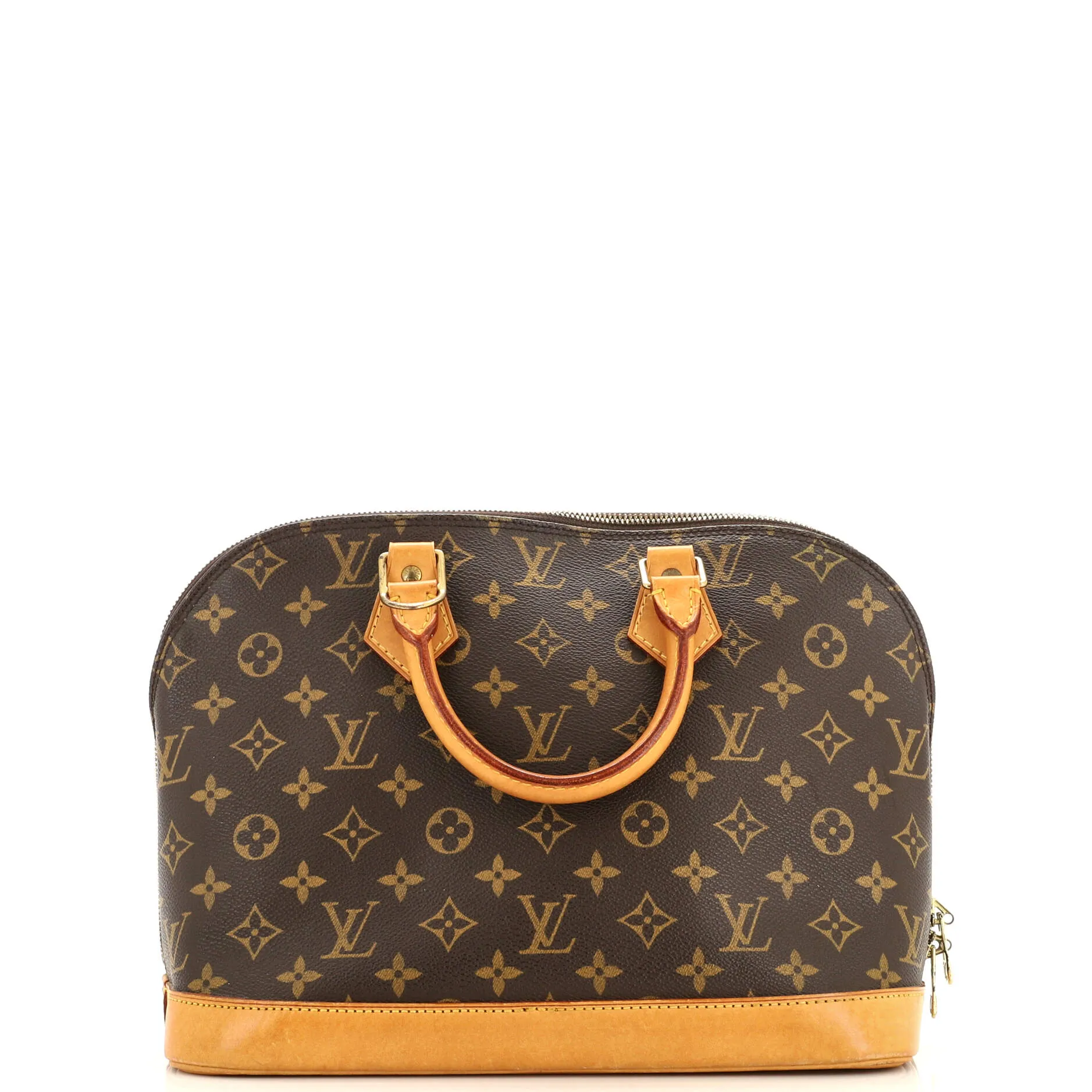 Designer Alma Handbag Monogram Canvas PM
