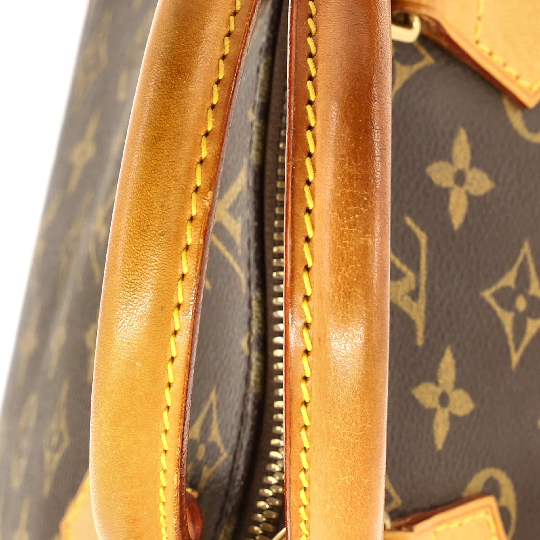 Designer Alma Handbag Monogram Canvas PM