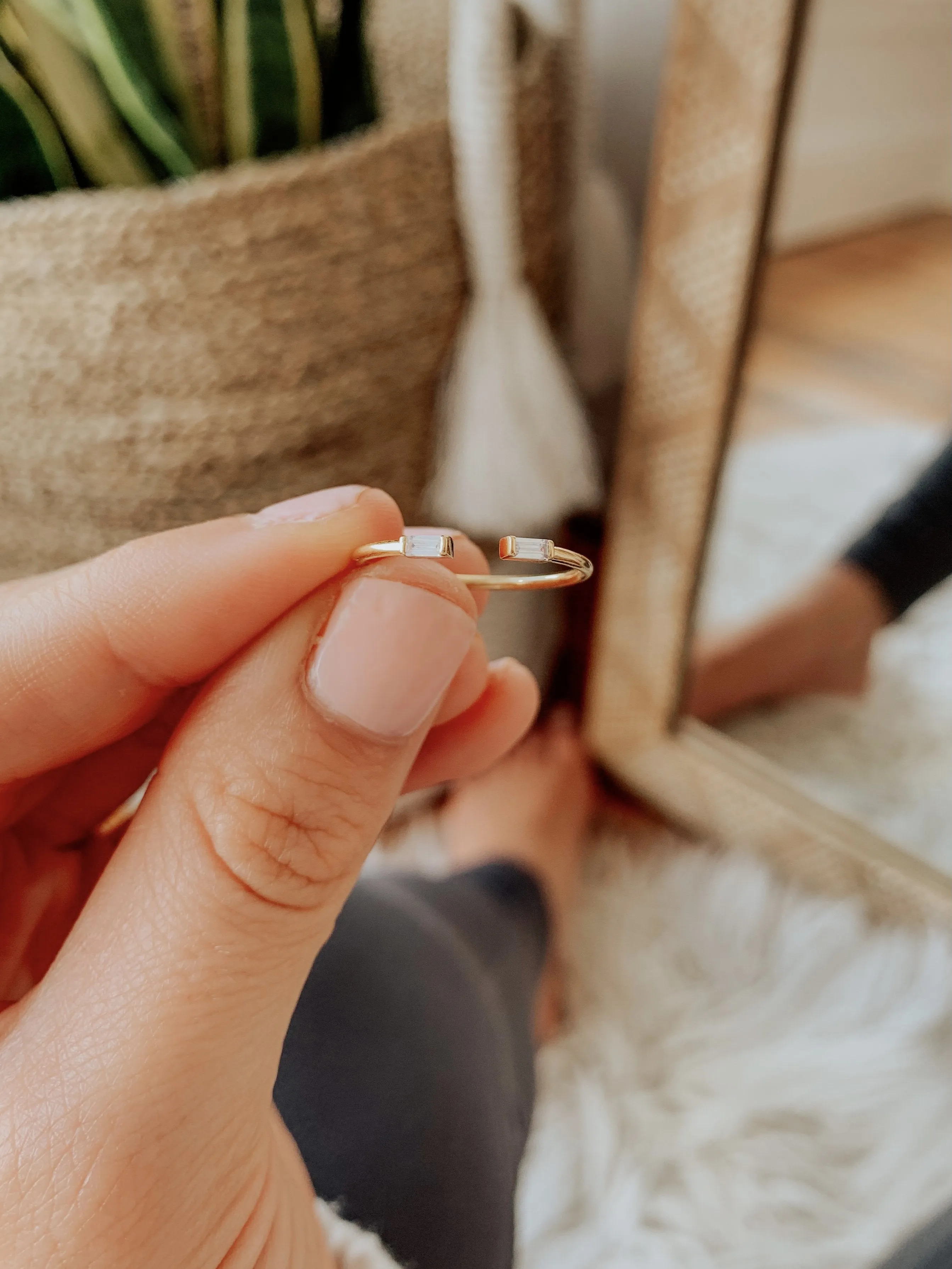 Dianna Vintage Gold Ring - Adjustable