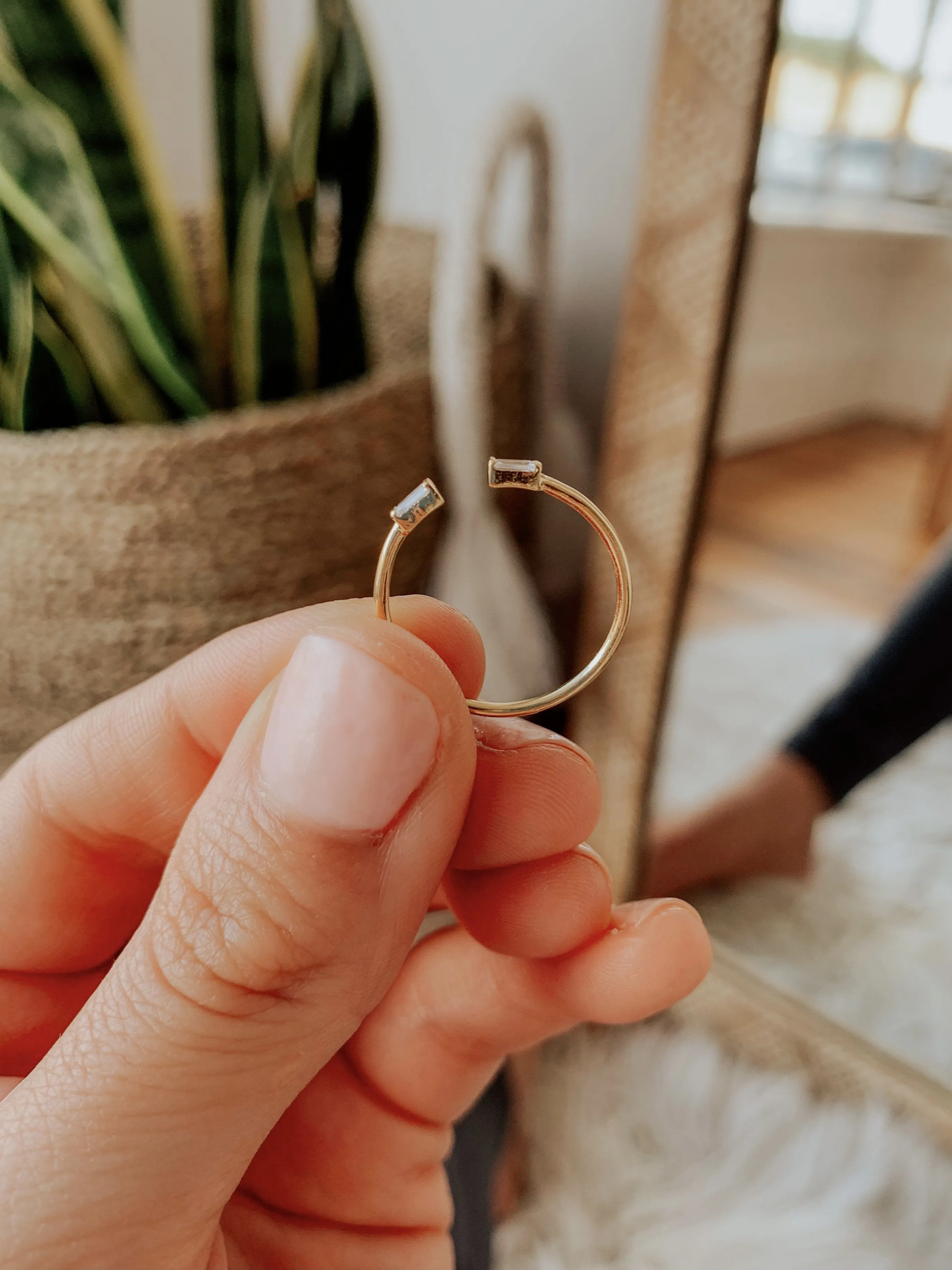 Dianna Vintage Gold Ring - Adjustable