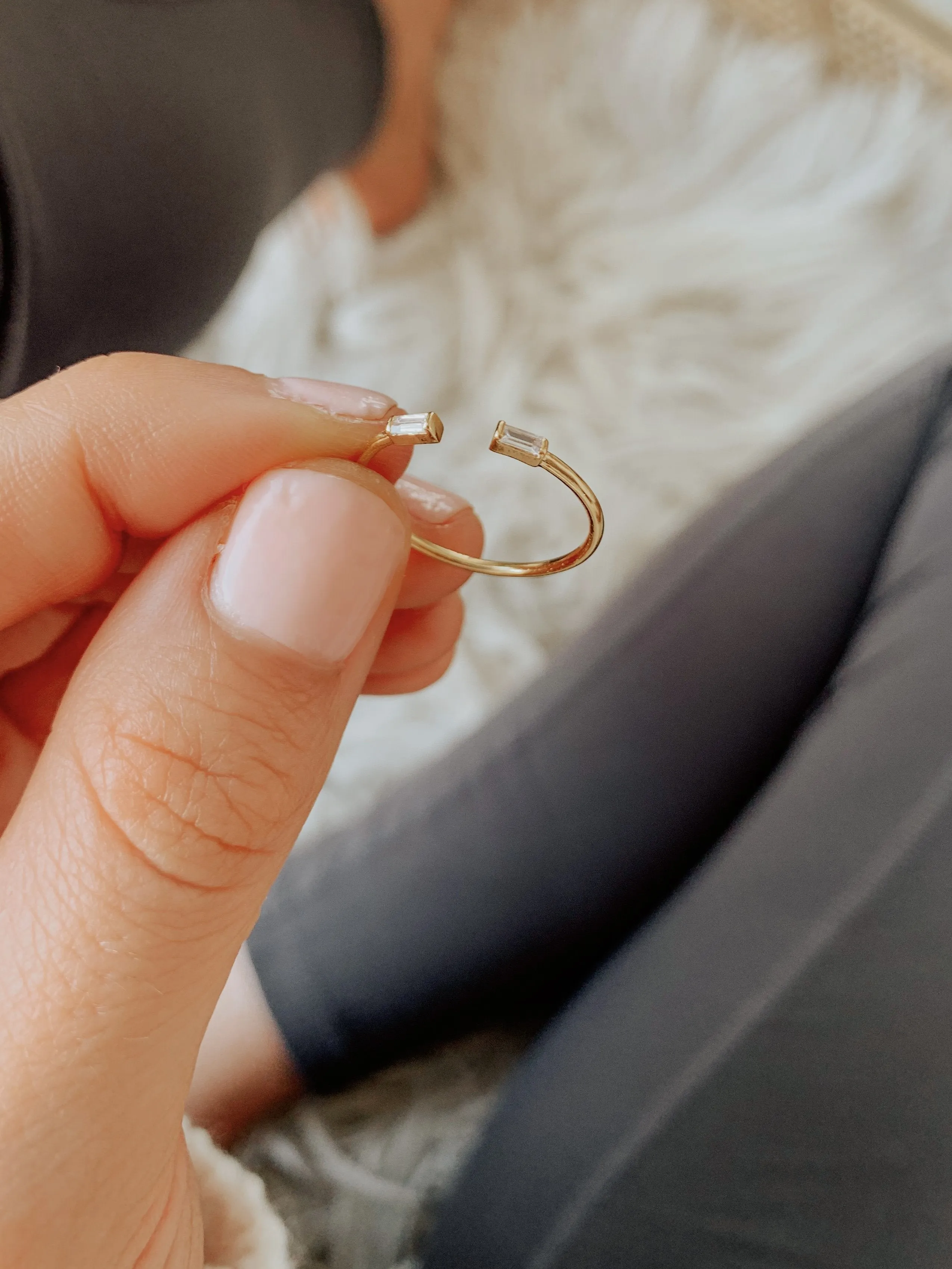 Dianna Vintage Gold Ring - Adjustable