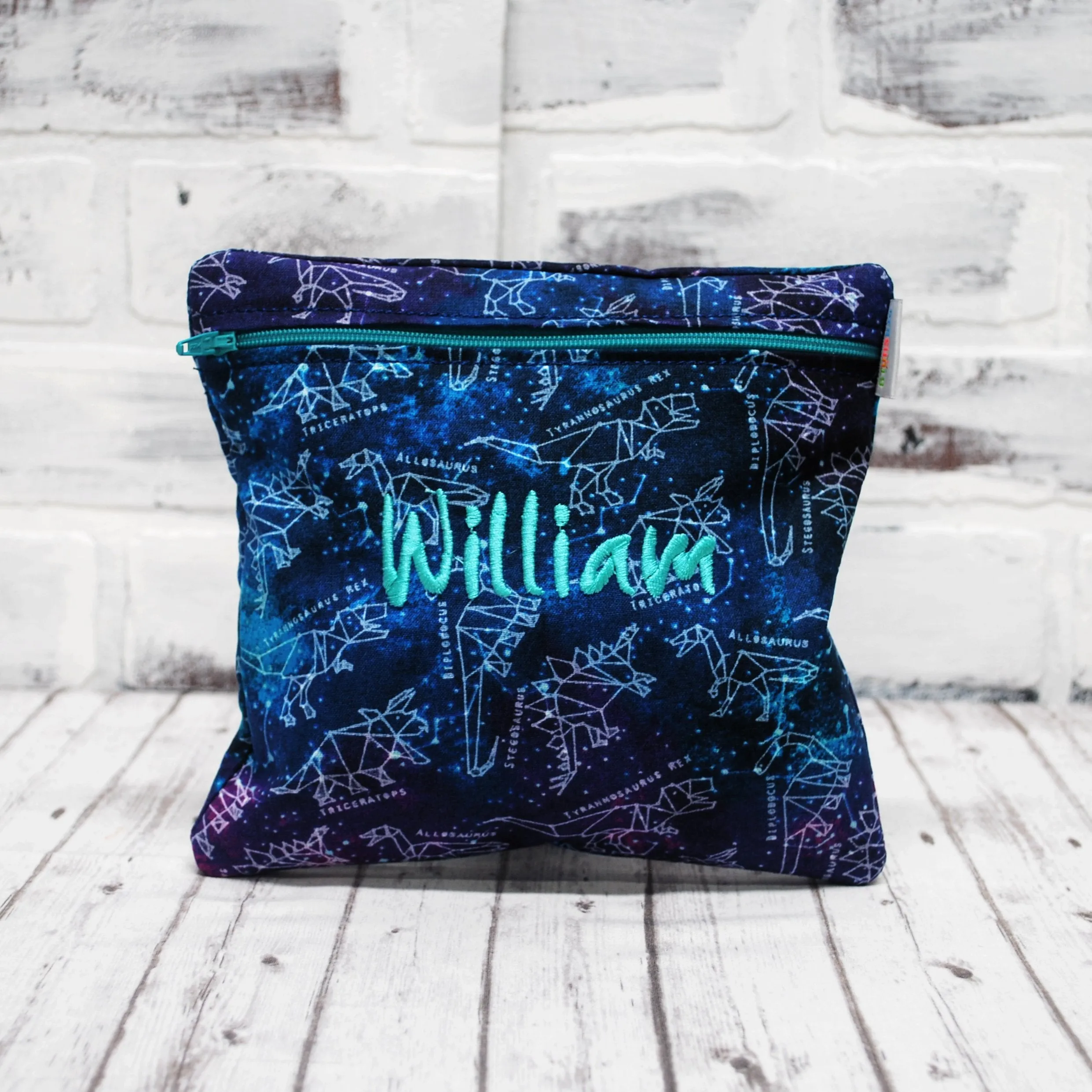 Dino Star Constellations Personalized Reusable Food Bag