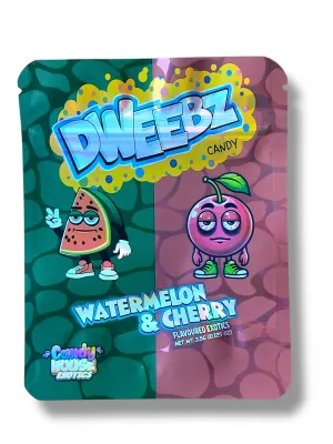 Dweebz Candy Watermelon and Cherry Mylar Bag 3.5 Grams