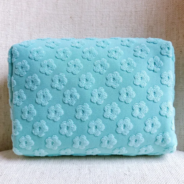 Embossed Daisy Blossom Cosmetic Cases