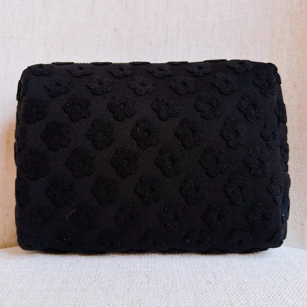 Embossed Daisy Blossom Cosmetic Cases