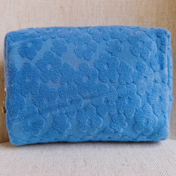 Embossed Daisy Blossom Cosmetic Cases