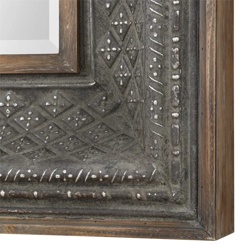 Embossed Diamond Mirror