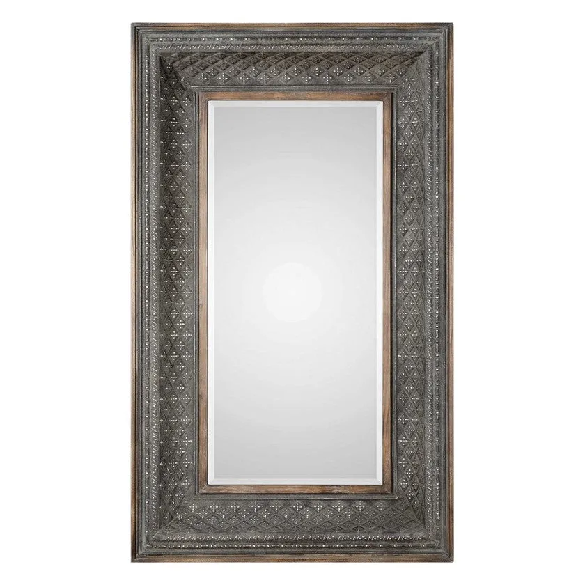 Embossed Diamond Mirror