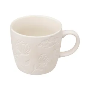 Embossed Flower Mug