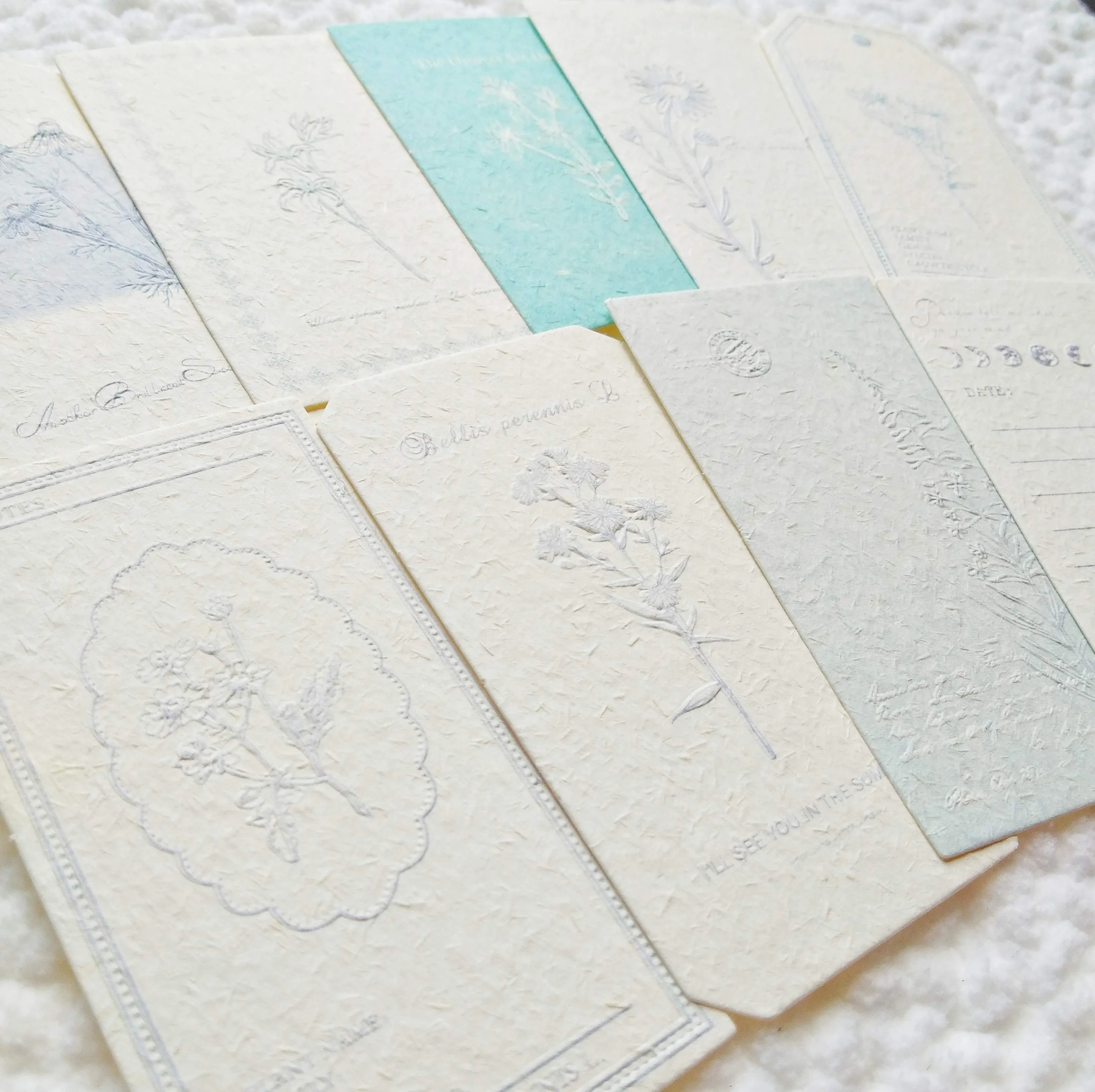 Embossed Journal Cards