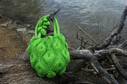 Embossed Leaves Purse Crochet Pattern - PF