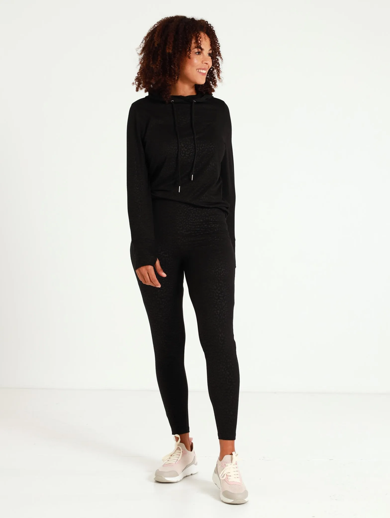 Embossed Legging - Black