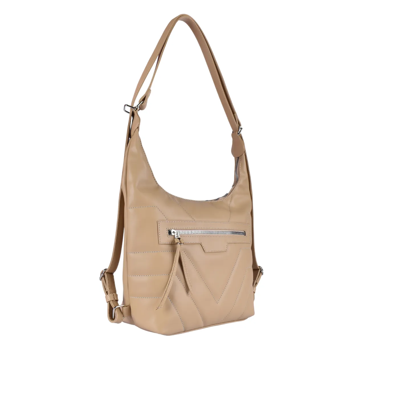 Embossed Pattern Backpack