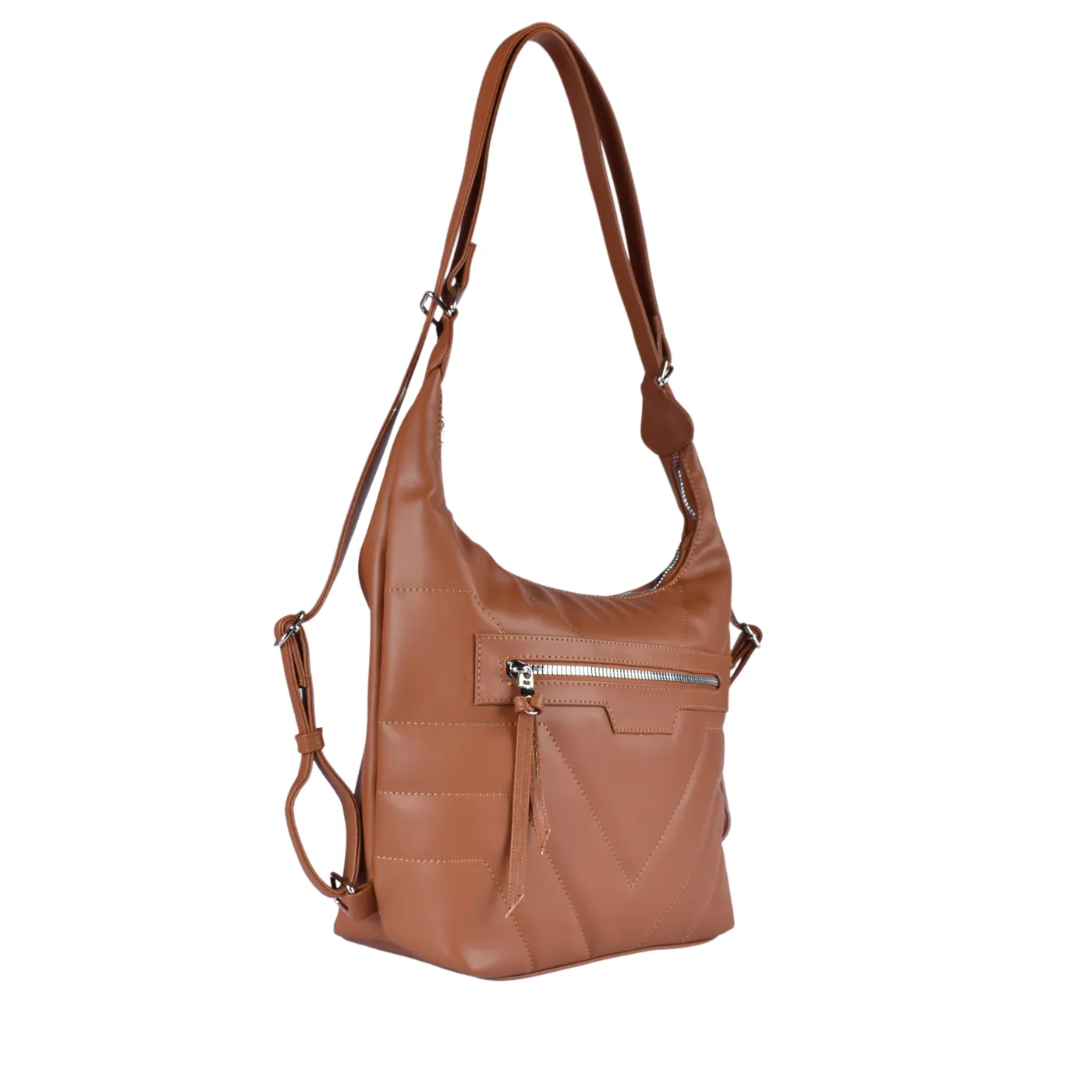 Embossed Pattern Backpack