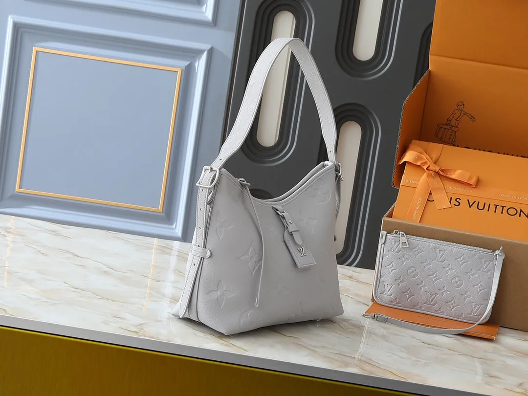 Embossed Pattern Hobo Bag
