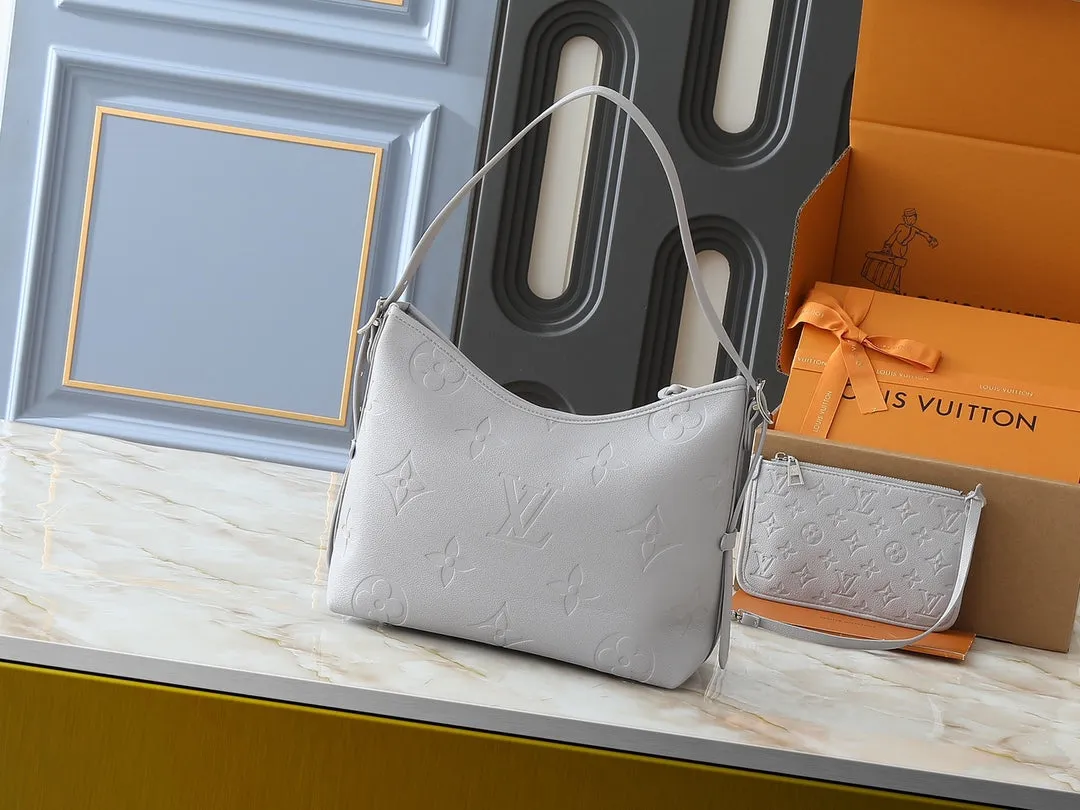 Embossed Pattern Hobo Bag