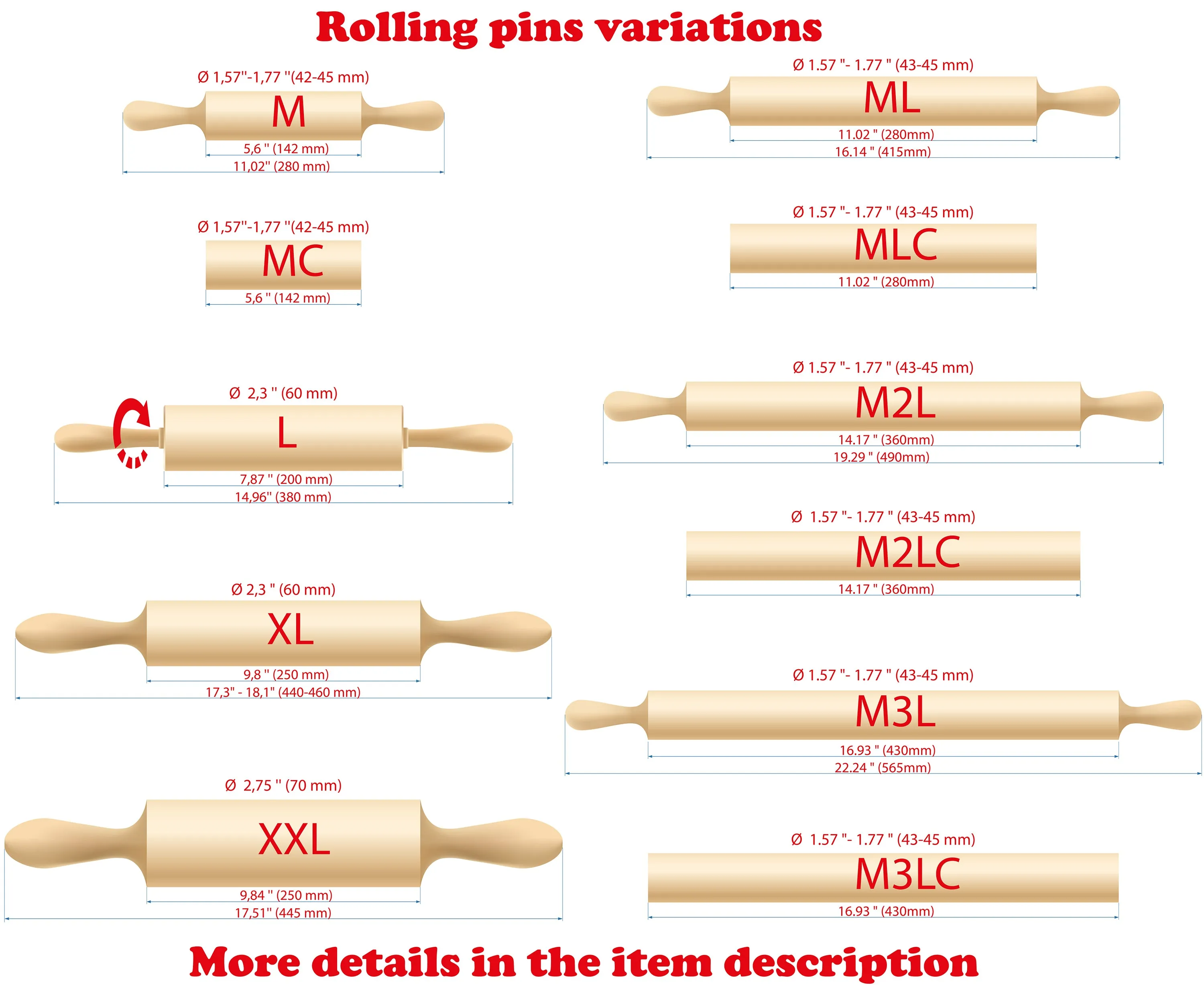 Embossed Rolling Pin Majolica Lemon Clay Stamp Sugar Cookies Christmas Gift