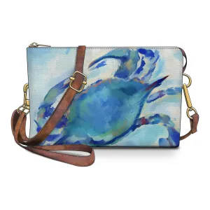 Essential Classic Blue Crab  Crossbody Bag for On-the-Go Convenience