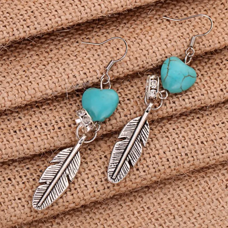 Ethnic Style Turquoise Earrings