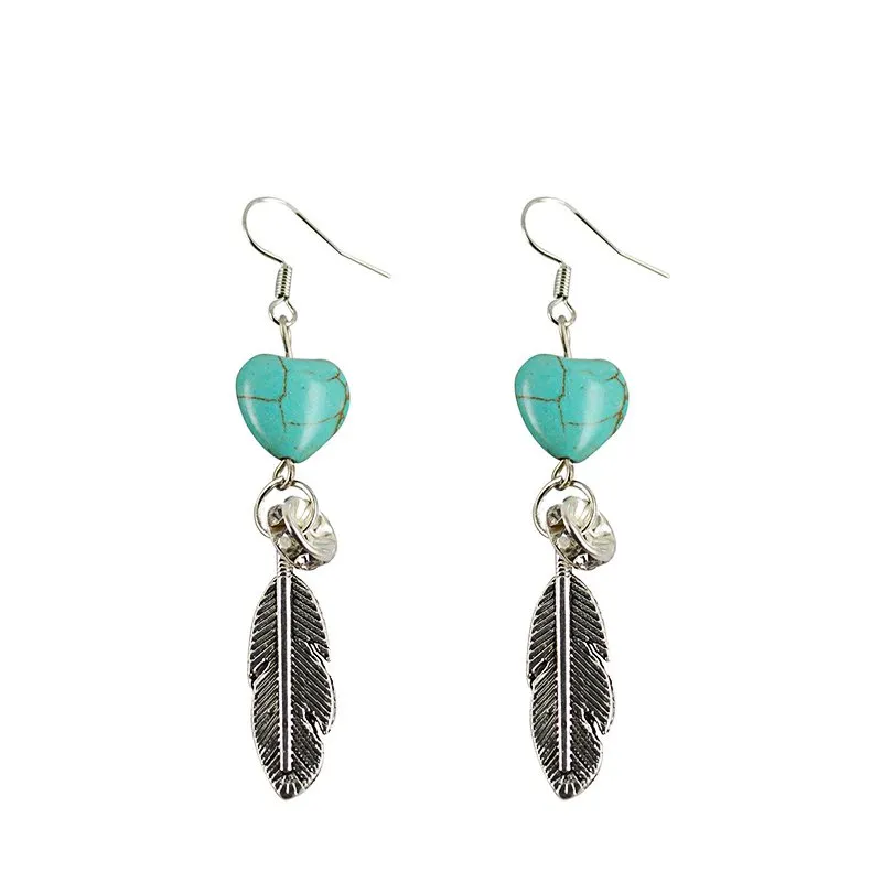 Ethnic Style Turquoise Earrings