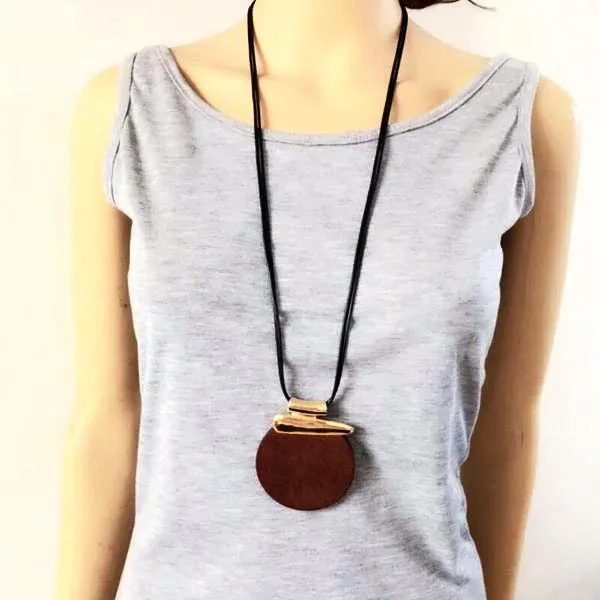 Ethnic Wood Necklace