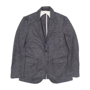 Evans Blazer in  Black and Grey Pied de Poule