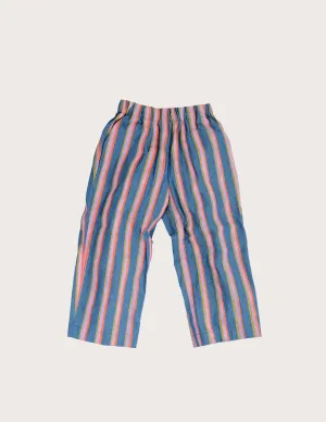 Ever Denim Wide Leg Striped Trouser