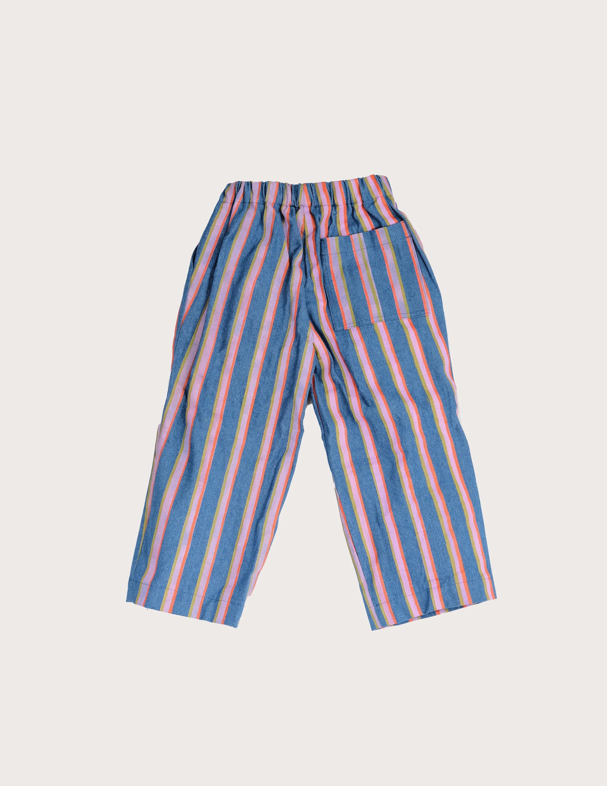 Ever Denim Wide Leg Striped Trouser