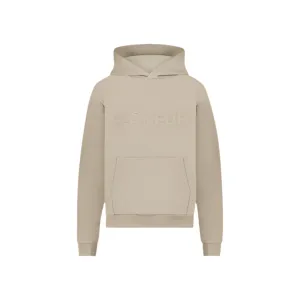 FLANEUR Embossed Hoodie Sand