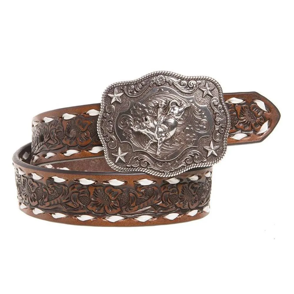 Floral Embossed Belt