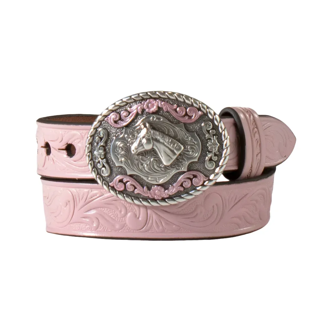 Floral Embossed Belt
