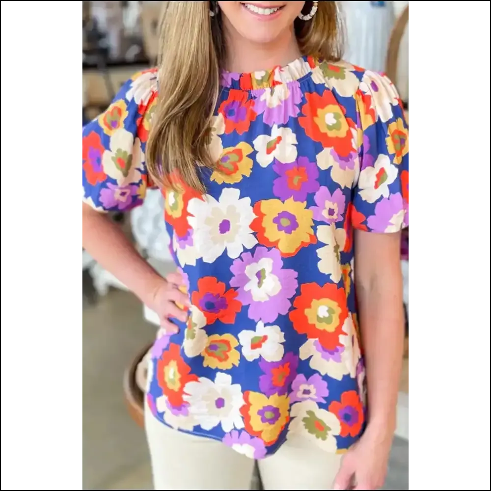 Floral Print Frill Fiasco: a Multicolour Floral Masterpiece from Needful Things 🌼😂