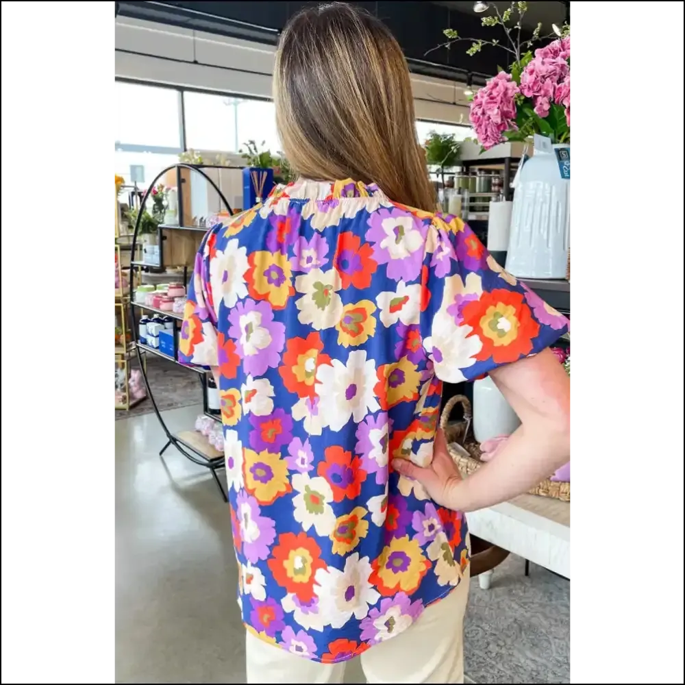 Floral Print Frill Fiasco: a Multicolour Floral Masterpiece from Needful Things 🌼😂