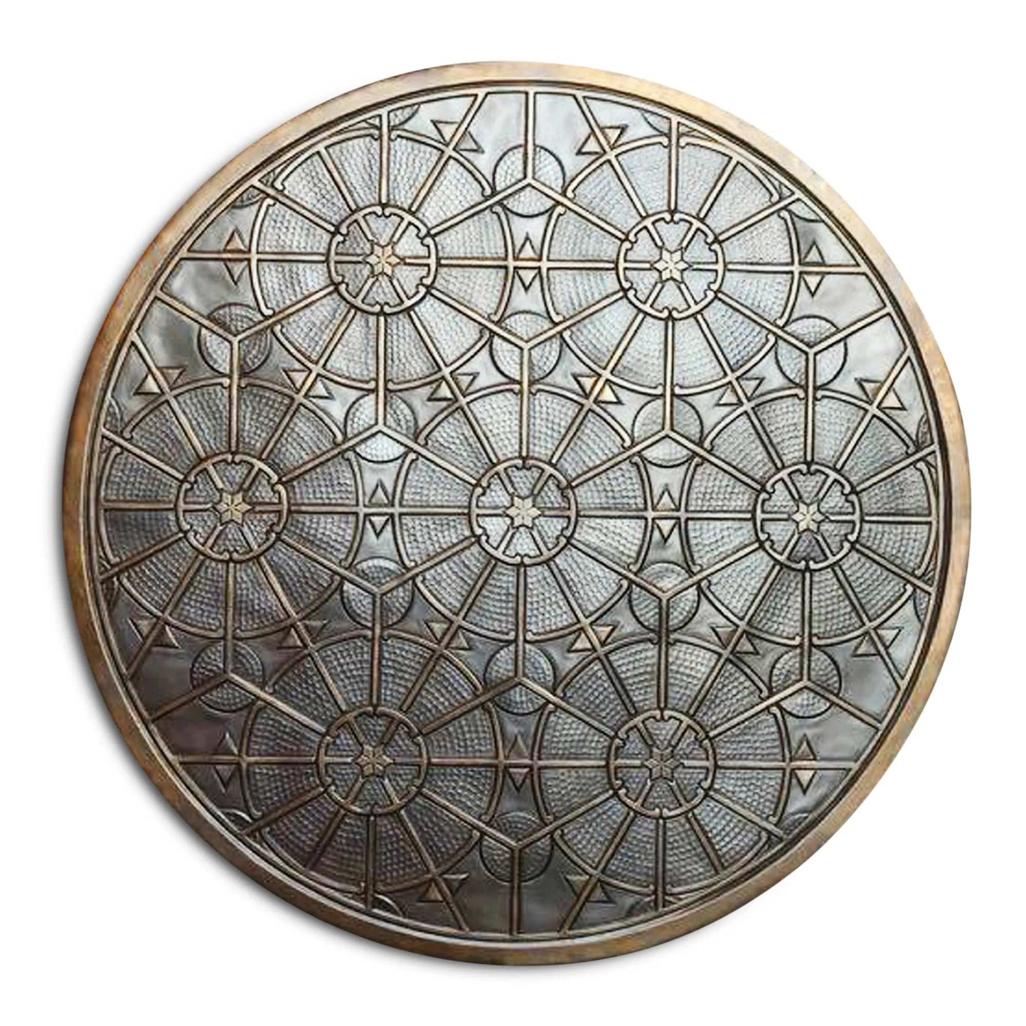 FLOWER Brass Wall Art