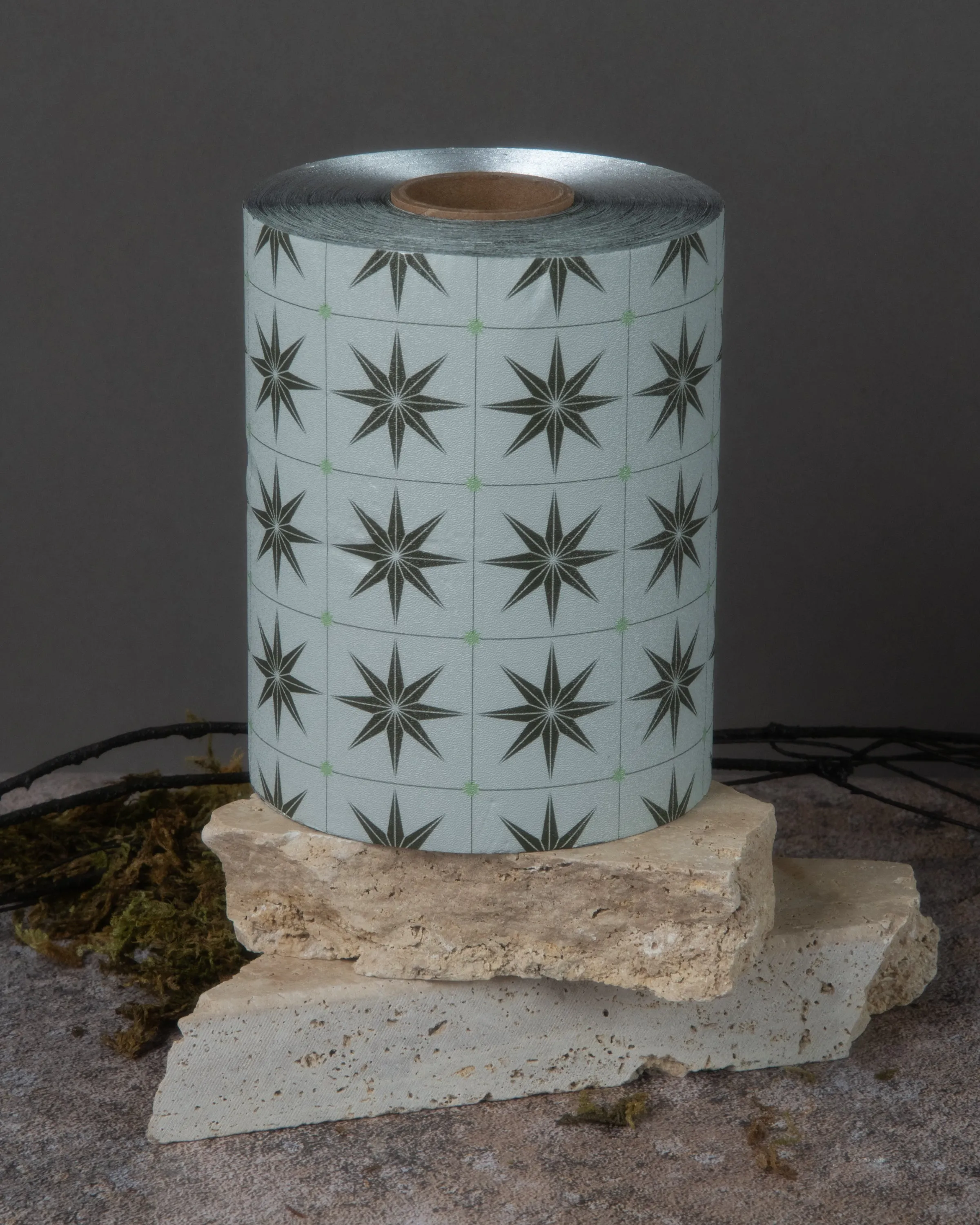 Framar Neutrals Sage Embossed Roll Foil 97.5m (320ft) - Limited Edition