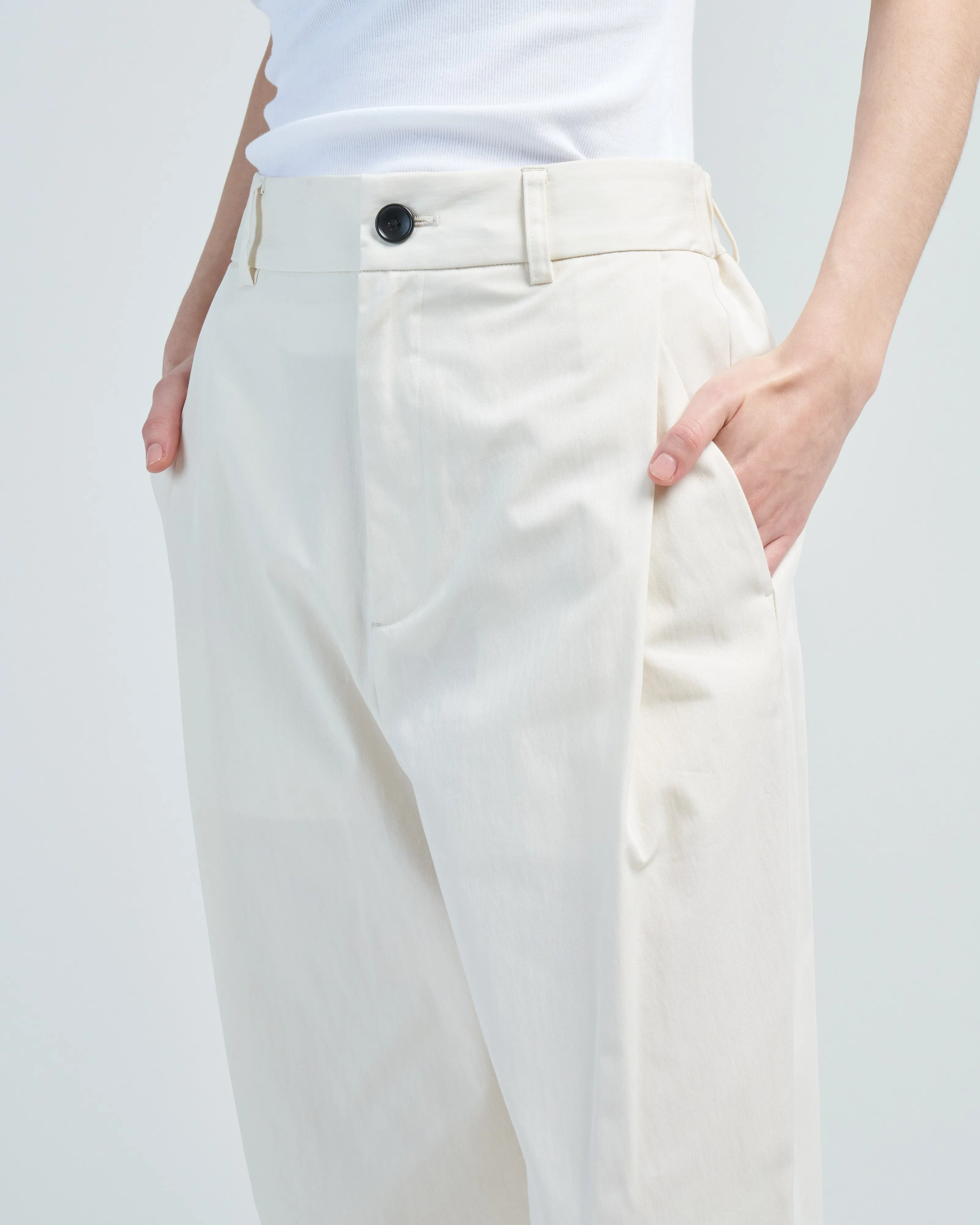 gabardine pants w/ side pocket