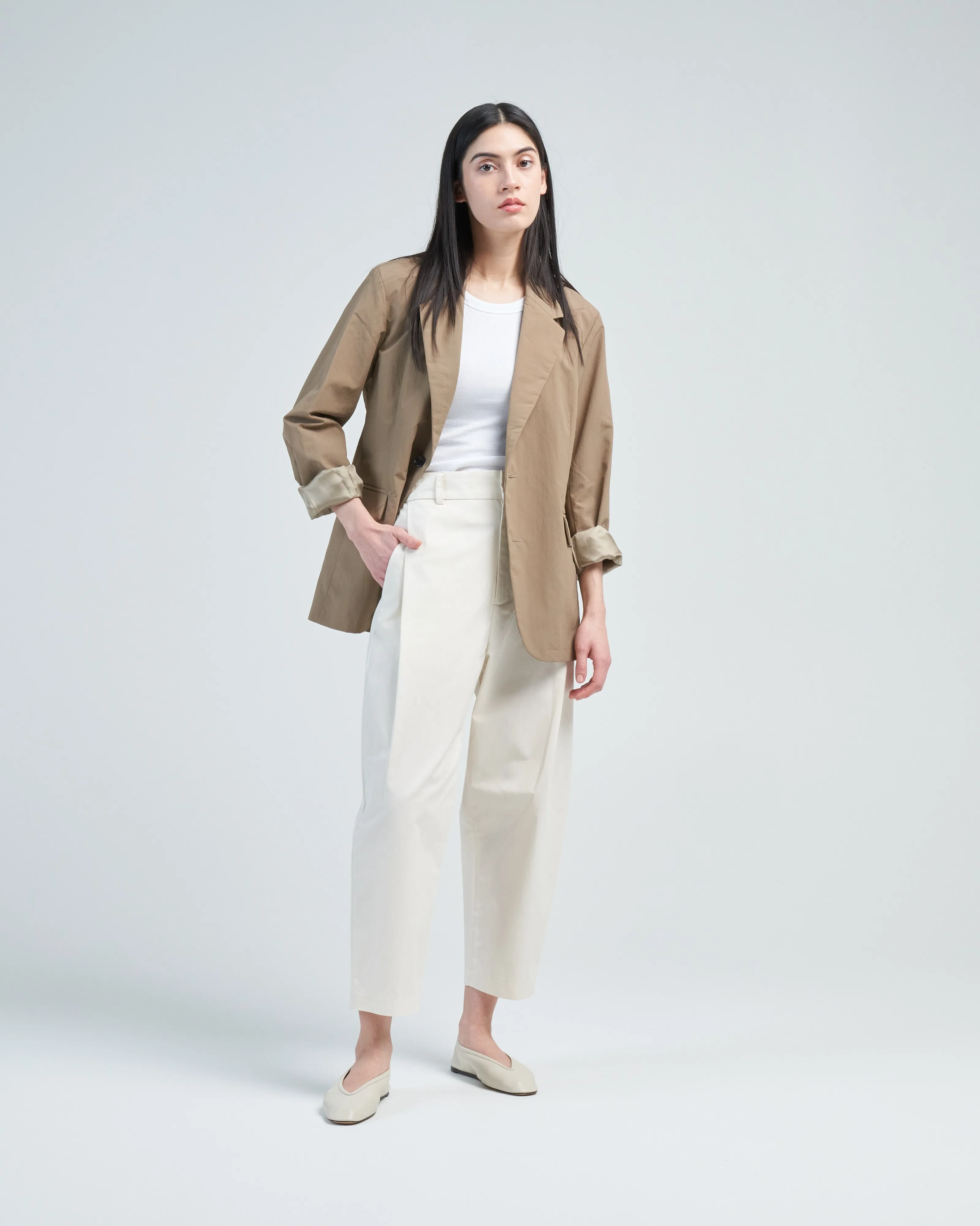 gabardine pants w/ side pocket