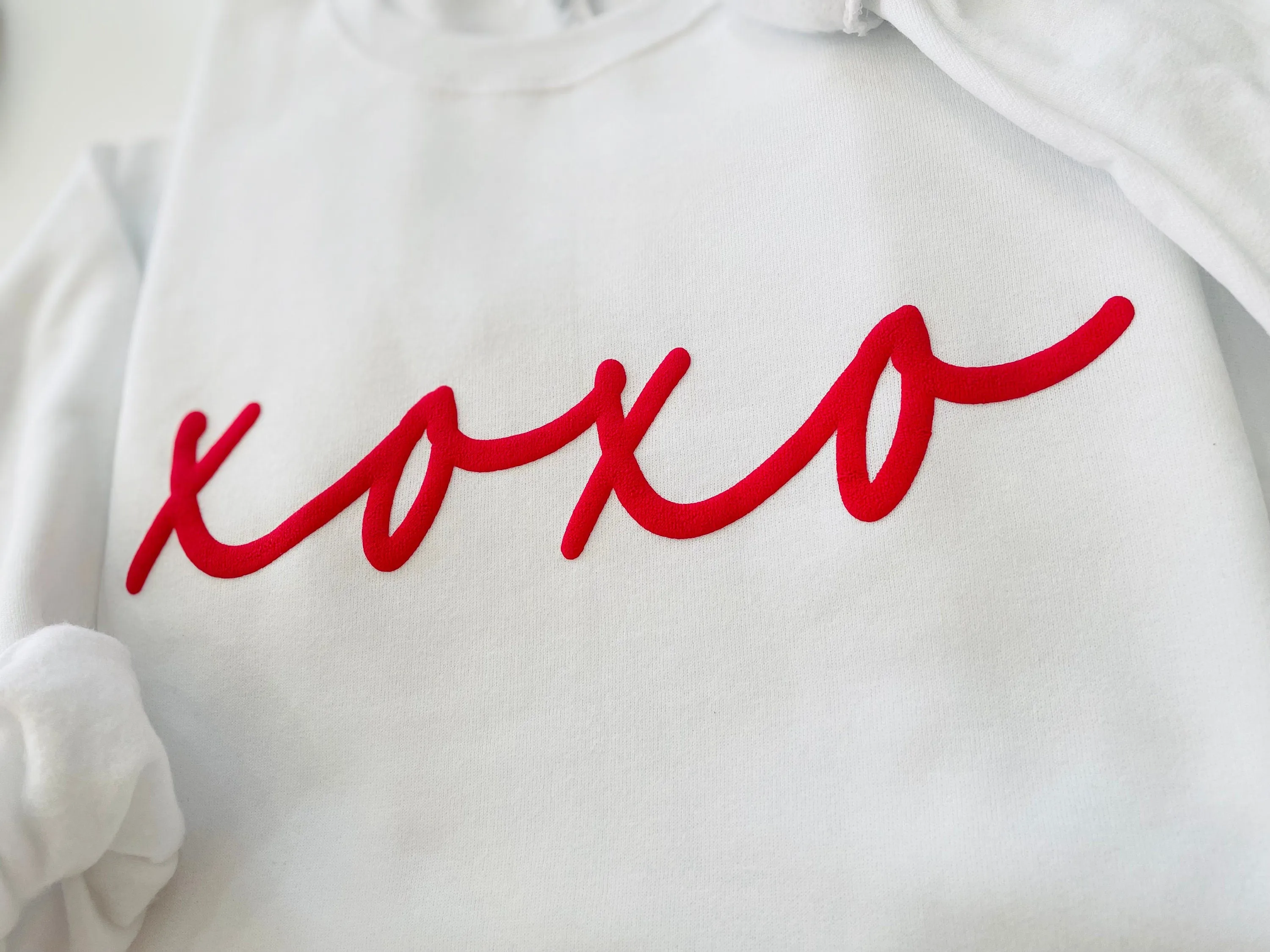 Galentines Day XOXO Embossed Sweatshirt