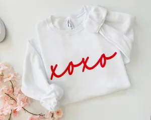 Galentines Day XOXO Embossed Sweatshirt